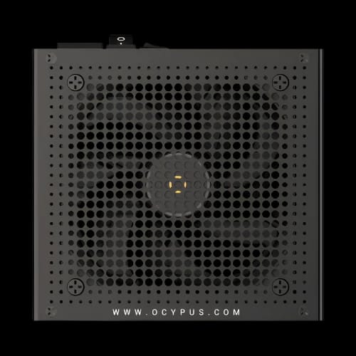 ocypus iota p750 750w 80 gold full modular atx power supply fan