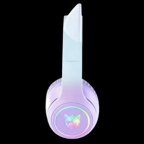 onikuma b90 rgb bluetooth wireless gaming headset purple 3