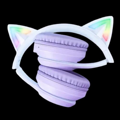onikuma b90 rgb bluetooth wireless gaming headset purple 4