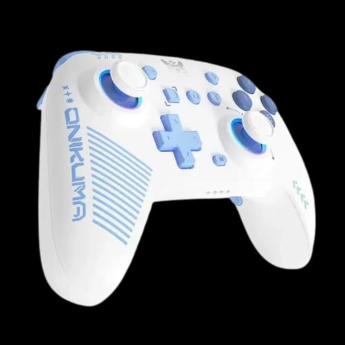 onikuma c1 dual mode wireless gaming controller white 3