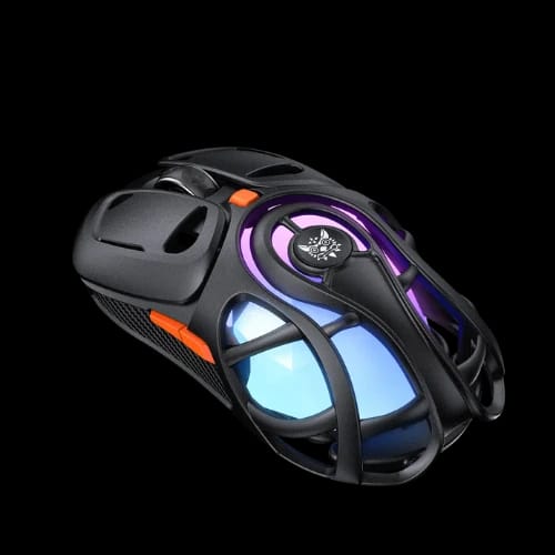 onikuma dm02 honeycomb tri mode rgb wireless gaming mouse view