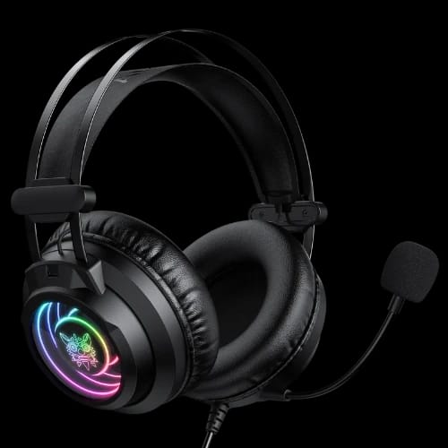 onikuma x80 wired gaming headphone with mic black