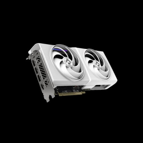 onix lumi intel arc b580 oc 12gb gddr6 argb gaming graphics card white 2