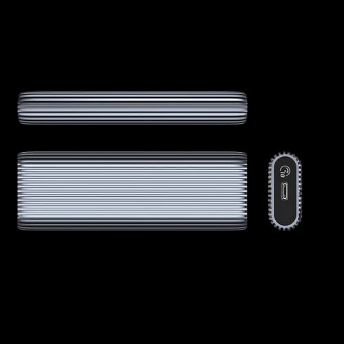 orico am2c3 g2 gy bp tool free aluminum m2 nvme ssd enclosure 2
