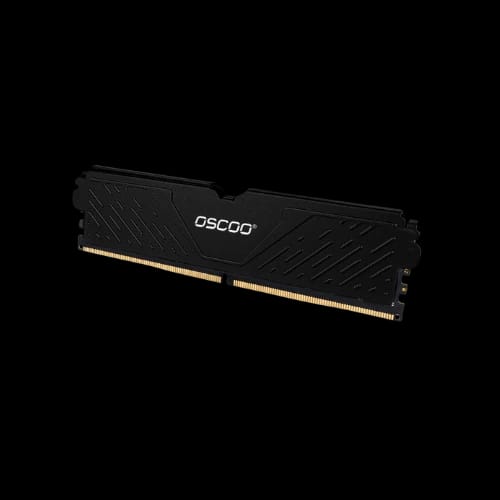oscoo warrior e500 16gb ddr5 5600mhz desktop ram black angled