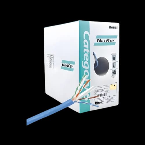 panduit netkey nuc6c04bu fe 305 meter blue cat6 utp copper cable main