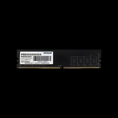 patriot signature line 8gb ddr4 3200mhz u dimm desktop ram front
