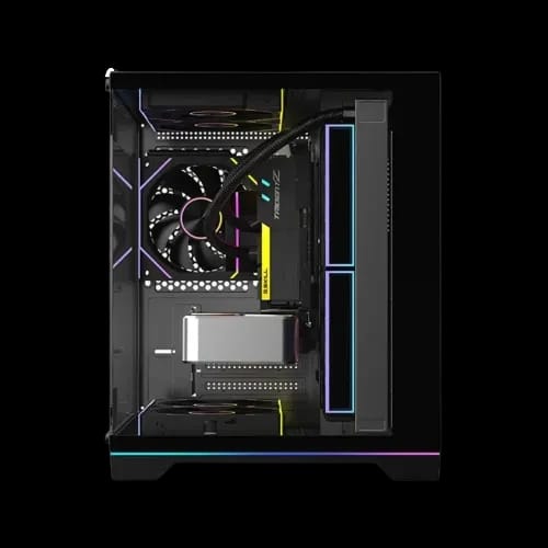pc power darkion infinity bk gaming casing side