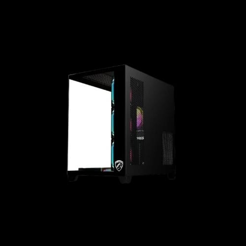 pc power iceberg v3 gaming case with 7 infinity argb fan black back site