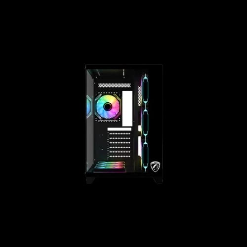 pc power iceberg v3 gaming case with 7 infinity argb fan