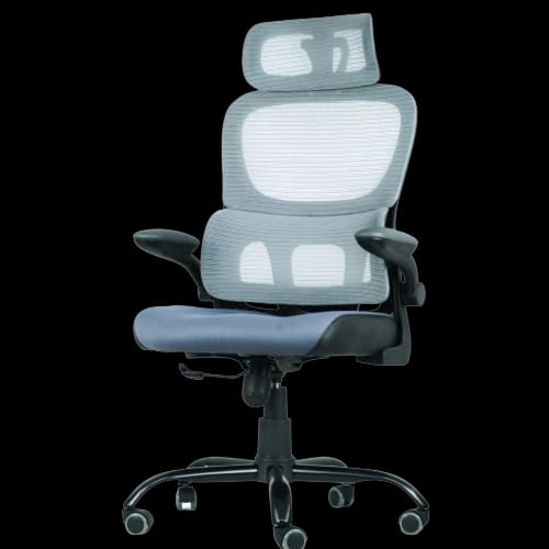 pcb flex pro chair black and grafitte front view