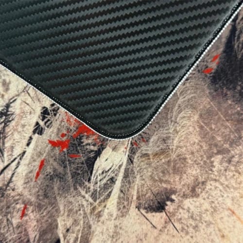 pcb kenseimat mouse pad stitched edge and textured surface