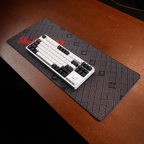 pcb mozaic matrix mouse pad 700 x 300 with keyboard