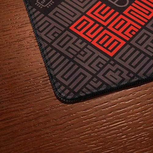 pcb mozaic matrix mouse pad corner view