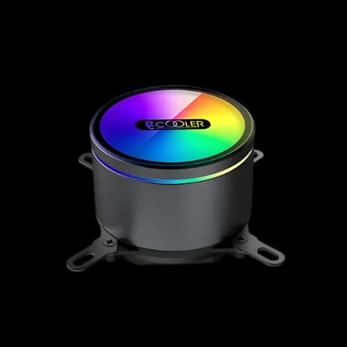 pccooler gi cx240 argb liquid cpu cooler black pump