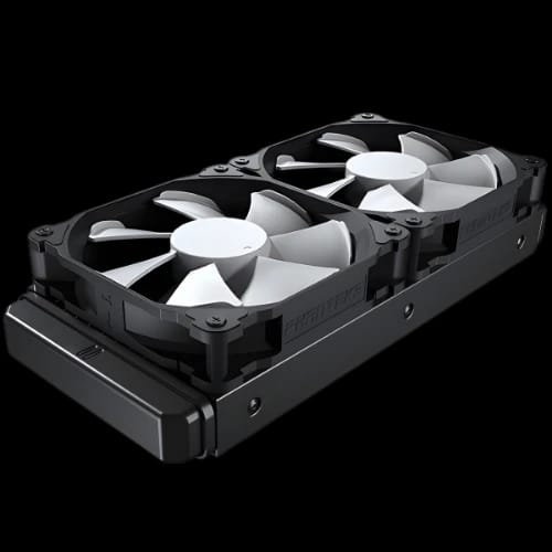 phanteks glacier one 240mp d rgb aio liquid cpu cooler side