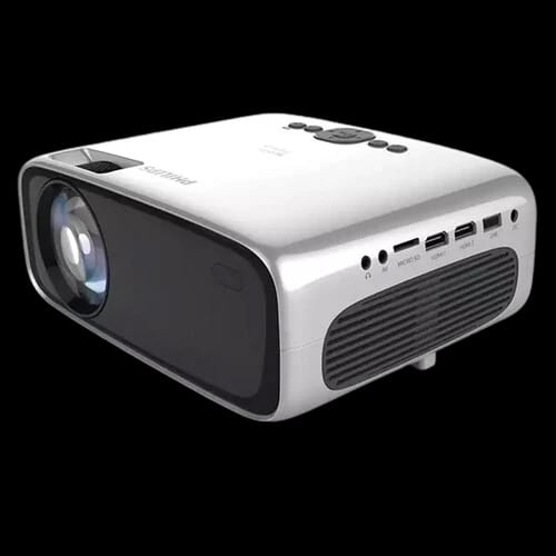 philips neopix prime 2 hd lcd projector front left view