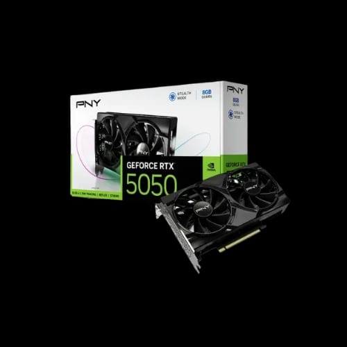 pny geforce rtx 5050 8gb gddr6 dual fan graphics card