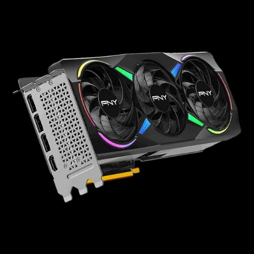 pny geforce rtx 5070 ti argb triple fan plus oc 16gb gddr7 graphics card