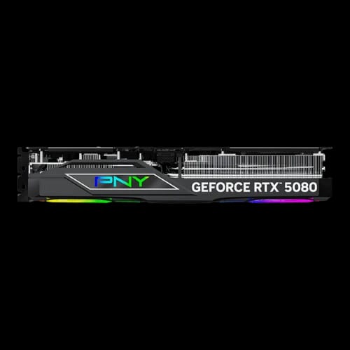 pny geforce rtx 5080 16gb gddr7 argb epic x rgb oc triple fan graphics card 5
