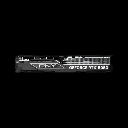 pny nvidia geforce rtx 5080 triple fan 16gb gddr7 graphics card side 2