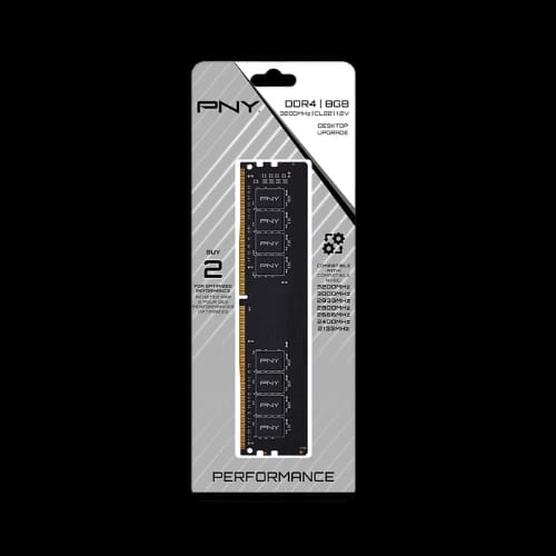 pny performance 8gb ddr4 3200mhz desktop ram 3