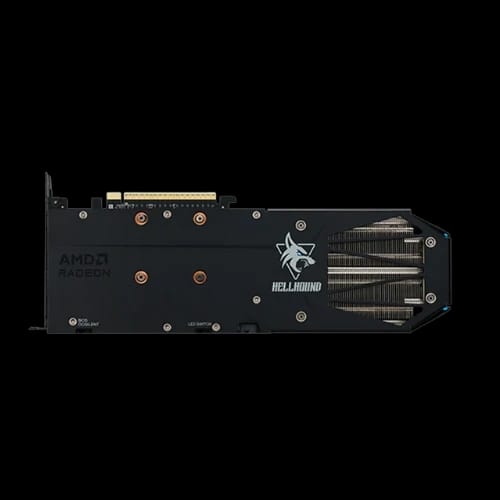 powercolor hellhound amd radeon rx 9060 xt 16gb gddr6 graphics card 3