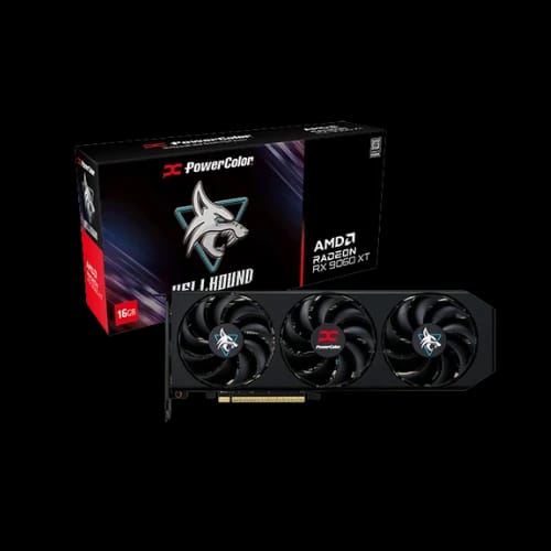 powercolor hellhound amd radeon rx 9060 xt 16gb gddr6 graphics card