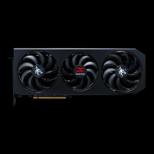 powercolor hellhound amd radeon rx 9070 xt 16gb gddr6 graphics card main