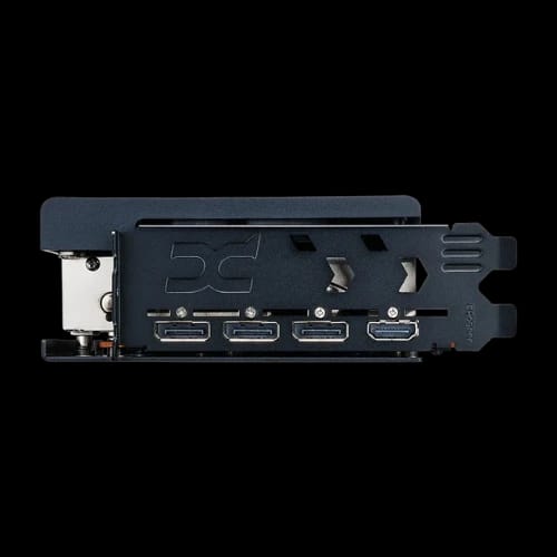 powercolor hellhound amd radeon rx 9070 xt 16gb gddr6 graphics card ports