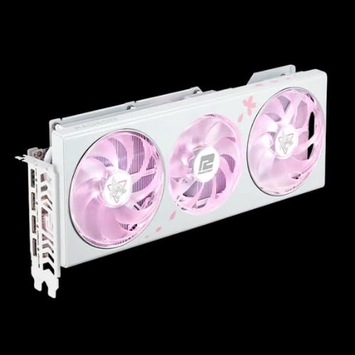 powercolor hellhound sakura amd radeon rx 7800 xt 16gb gddr6 limited edition graphics card 4