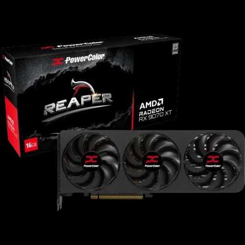 powercolor reaper amd radeon rx 9070 16gb gddr6 graphics card 1