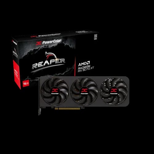 powercolor reaper amd radeon rx 9070 xt 16gb gddr6 graphics card 1