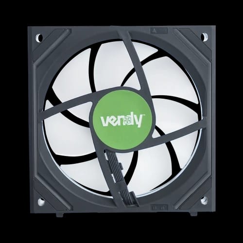 pureflow lite infinity core case fan black reverse back side