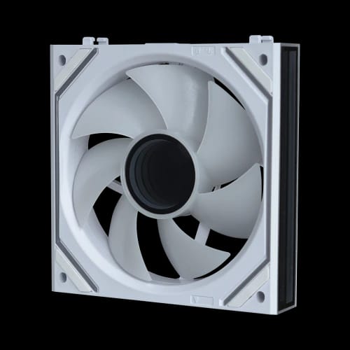 pureflow lite infinity core case fan white standard perspective right