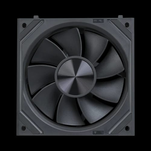 pureflow lite solid core block case fan black reverse