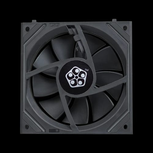 pureflow lite solid core block case fan black standard cable management side