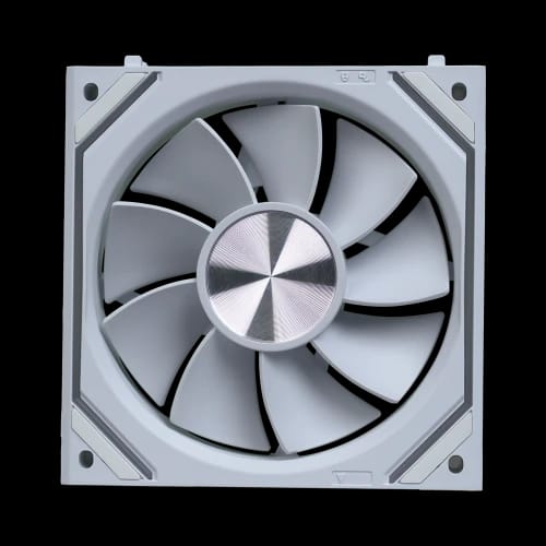 pureflow lite solid core block case fan white reverse