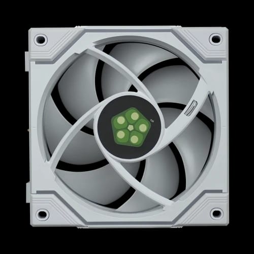 pureflow max case fan white reverse backside