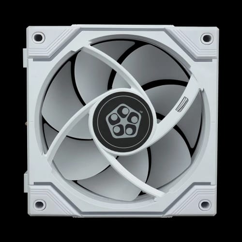 pureflow max case fan white standard back side