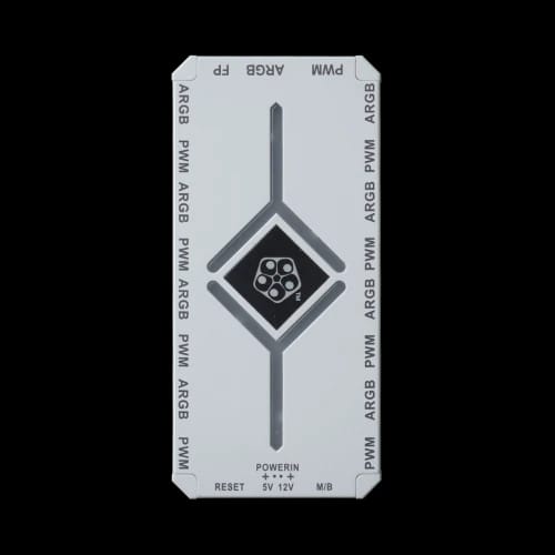 pureflow pf 10 fan argb controller white front side