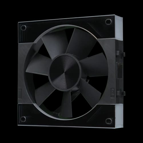 pureflow switch argb case fan black port side