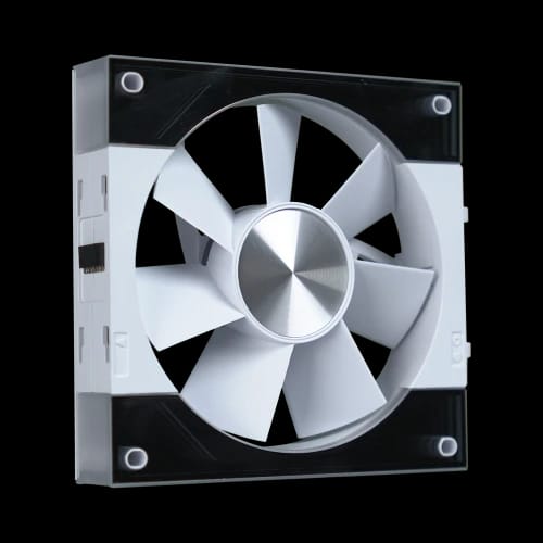 pureflow switch argb case fan white left side