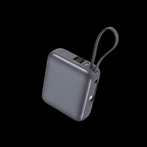qcy pb10c 10000mah 35w pd fast charging power bank side