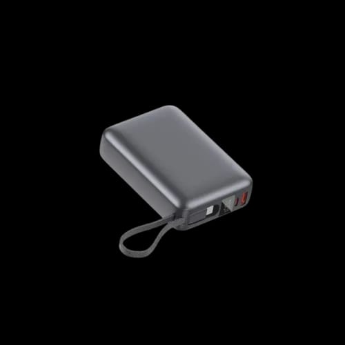 qcy pb20a 20000mah 45w pd fast charge power bank back
