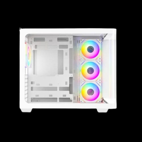 revenger air tank btf 4 argb infinity fan atx white curved gaming casing 2