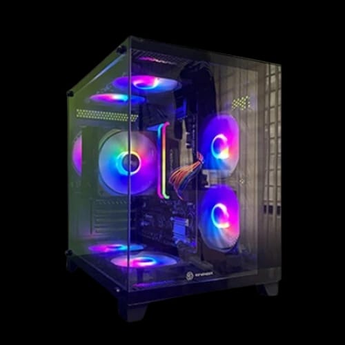 revenger base dynamic mini mid tower m atx gaming case black 2