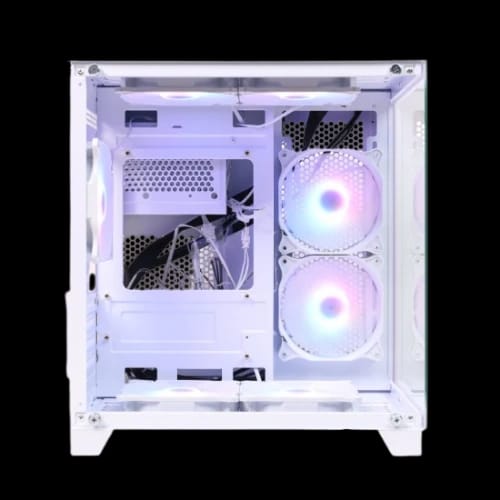 revenger base dynamic mini mid tower m atx gaming case white 3