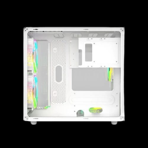 revenger duo dynamic mini tower white micro atx gaming desktop casing 2