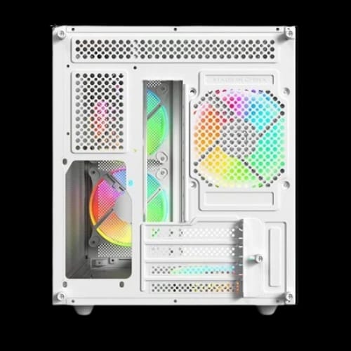 revenger duo dynamic mini tower white micro atx gaming desktop casing 3